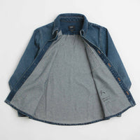 A.P.C. Basile Overshirt in Washed Indigo thumbnail