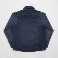A.P.C. Basile Overshirt in Washed Indigo thumbnail