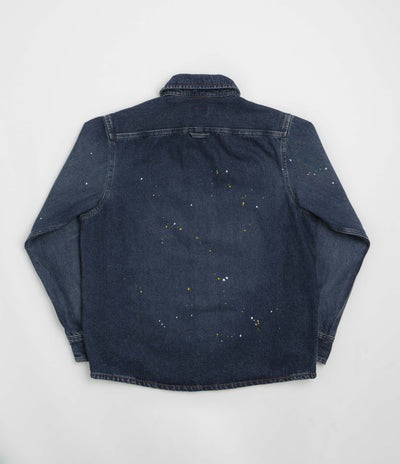 A.P.C. Basile Overshirt in Washed Indigo