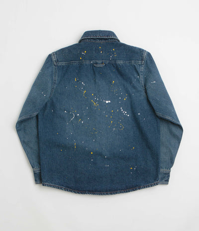 A.P.C. Basile Overshirt in Washed Indigo