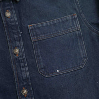 A.P.C. Basile Overshirt in Washed Indigo thumbnail