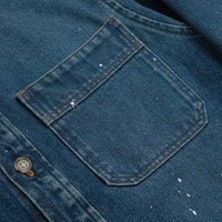 A.P.C. Basile Overshirt in Washed Indigo thumbnail