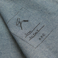 A.P.C. Basile Overshirt in Washed Indigo thumbnail