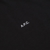 A.P.C. Boxy Micro Logo T-Shirt in Black and White thumbnail