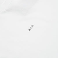 A.P.C. Boxy Micro Logo T-Shirt in White and Black thumbnail