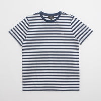A.P.C. Embroidered Striped T-Shirt in Dark Navy thumbnail