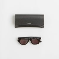 A.P.C. John Sunglasses in Black thumbnail