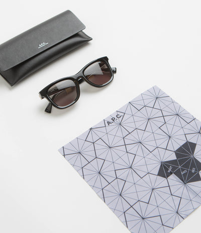 A.P.C. John Sunglasses in Black