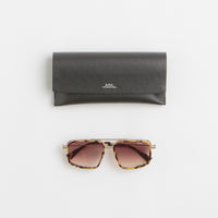 A.P.C. Moe Sunglasses in Hazelnut thumbnail