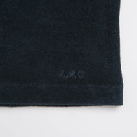 A.P.C. Nicolo Short Sleeve Shirt in Dark Navy thumbnail