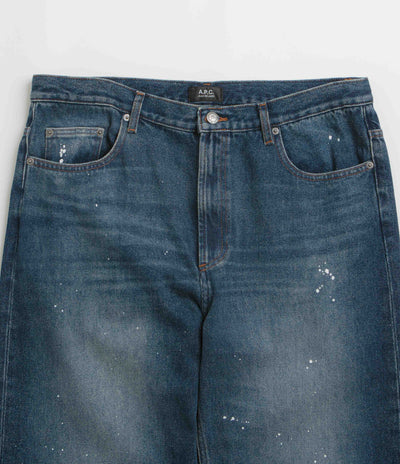 A.P.C. Relaxed H Jeans in Washed Indigo