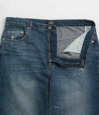 A.P.C. Relaxed H Jeans in Washed Indigo