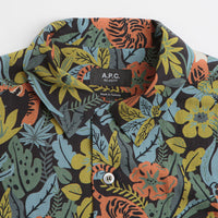 A.P.C. Roy Short Sleeve Shirt in Multicolour thumbnail