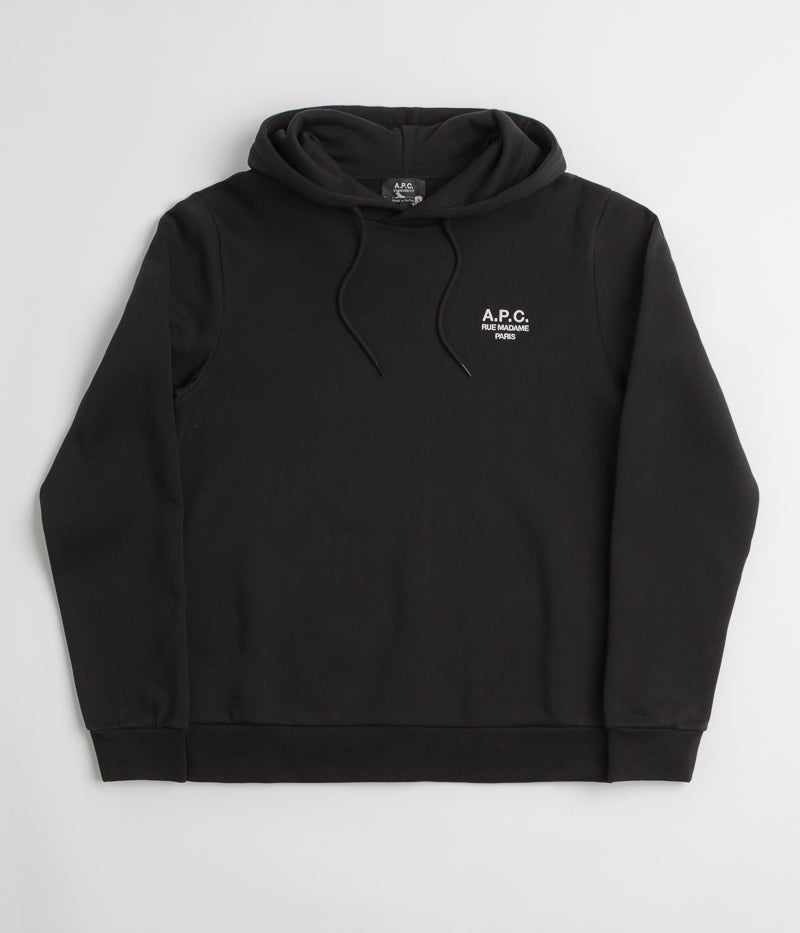A.P.C. Rue Madame Hoodie in Black and White