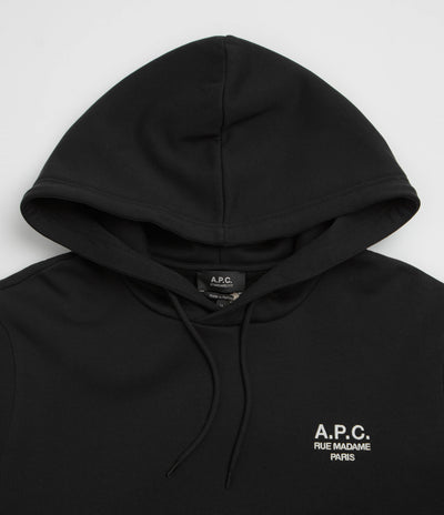 A.P.C. Rue Madame Hoodie in Black and White