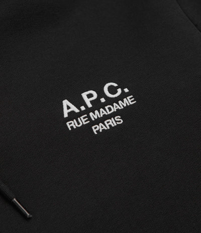 A.P.C. Rue Madame Hoodie in Black and White