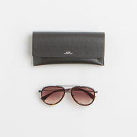 A.P.C. Sterling Sunglasses in Brown thumbnail