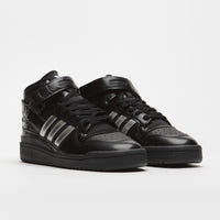 Adidas x Heitor Forum 84 Mid ADV Shoes - Core Black / Metallic Silver / Core Black thumbnail