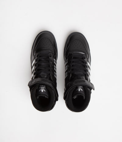 Adidas x Heitor Forum 84 Mid ADV Shoes - Core Black / Metallic Silver / Core Black