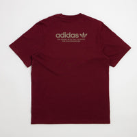 Adidas 4.0 Logo T-Shirt - Shadow Red / Khaki Six thumbnail