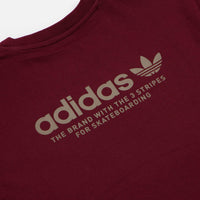 Adidas 4.0 Logo T-Shirt - Shadow Red / Khaki Six thumbnail