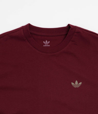 Adidas 4.0 Logo T-Shirt - Shadow Red / Khaki Six