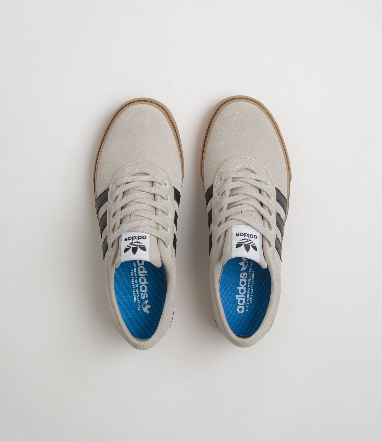 Adidas Adi Ease Shoes - Crystal White / Core Black / Gum4 | Flatspot Adidas Adi Ease Shoes - Crystal White / Core Black / Gum4 | Flatspot
