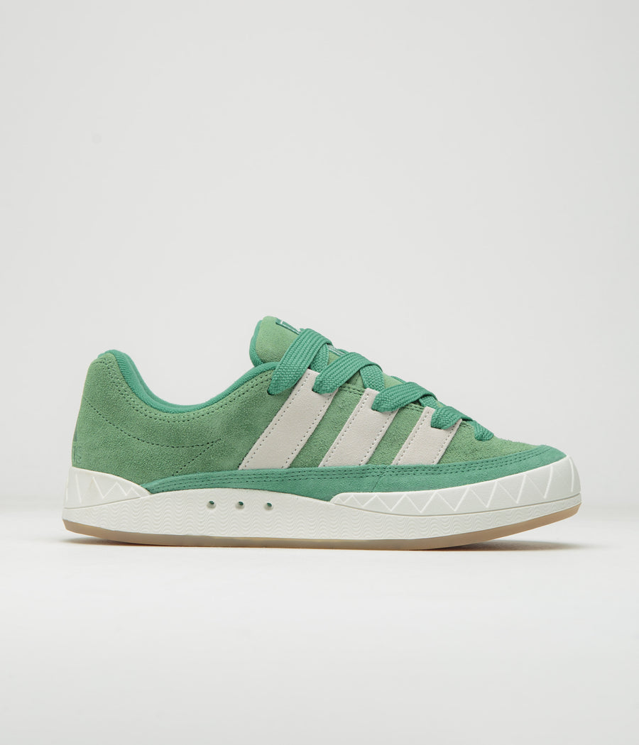 adidas adimatic shoes preloved green core white semi court green  1
