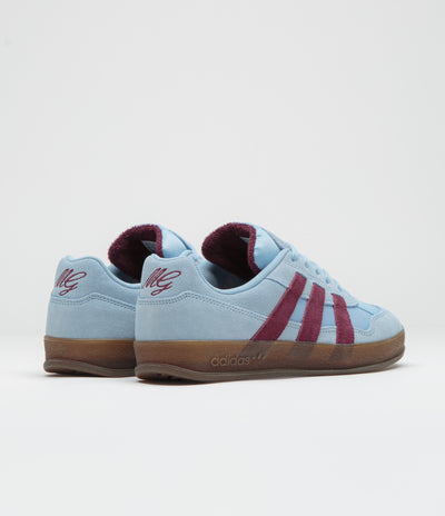 Adidas Aloha Super Shoes - Clear Sky / Maroon / Gum5