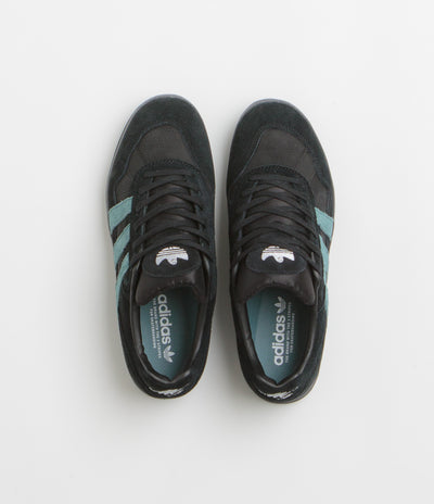Adidas Aloha Super Shoes in Core Black and Preloved Teal / FTWR White