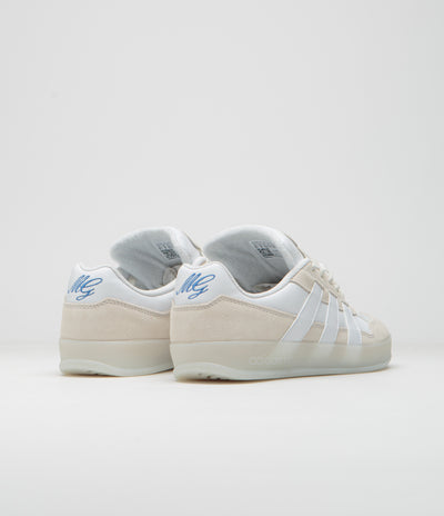 Adidas Aloha Super Shoes in Crystal White and FTWR White / Bluebird