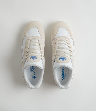 Adidas Aloha Super Shoes in Crystal White and FTWR White / Bluebird