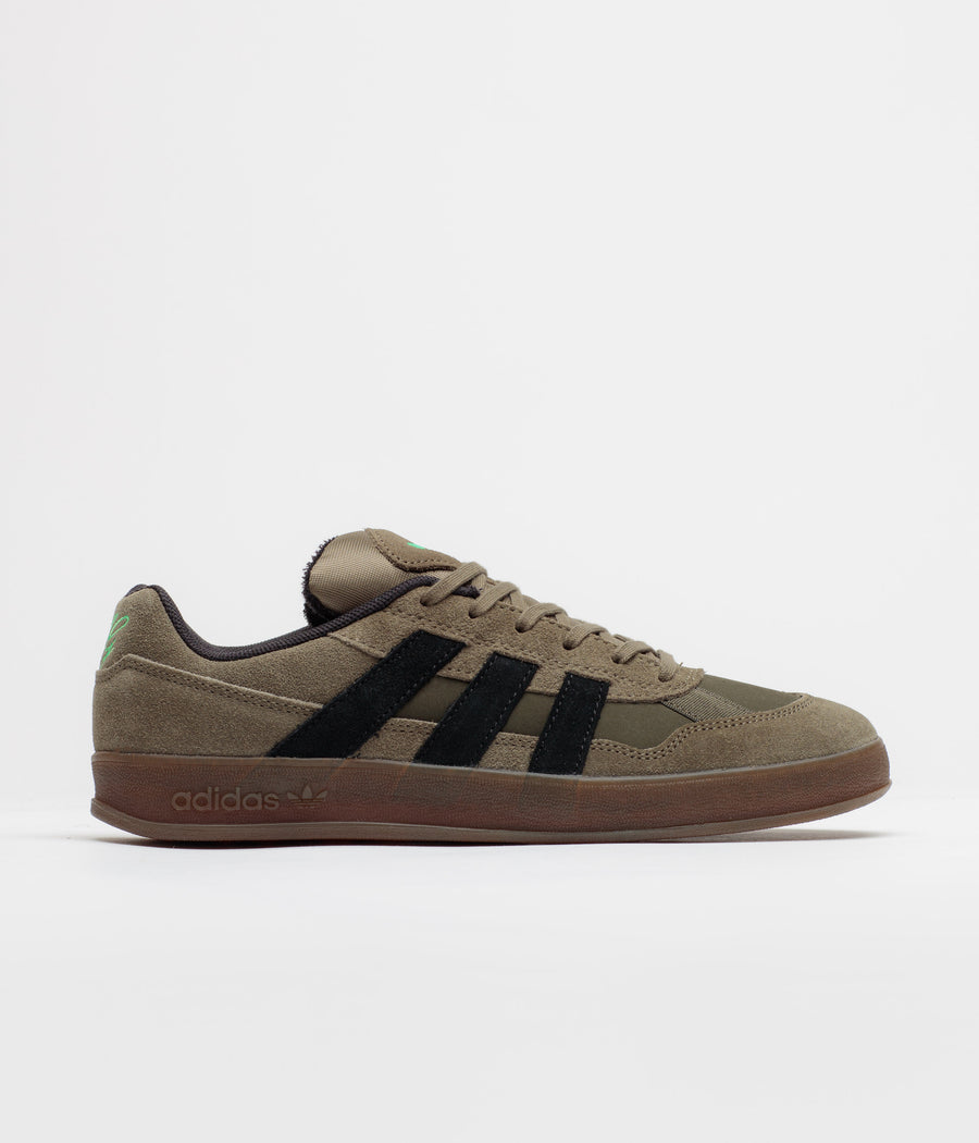 Adidas Aloha Super Shoes - Olive Strata / Core Black / Gum5