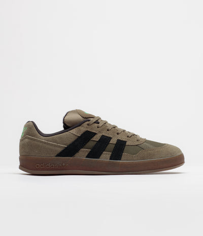 Adidas Aloha Super Shoes - Olive Strata / Core Black / Gum5