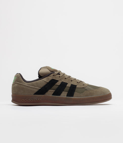 Adidas Aloha Super Shoes - Olive Strata / Core Black / Gum5