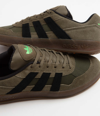 Adidas Aloha Super Shoes - Olive Strata / Core Black / Gum5