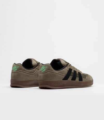Adidas Aloha Super Shoes - Olive Strata / Core Black / Gum5