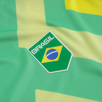 Adidas Brasil Criola Jersey in Pulse Yellow and Multicolor thumbnail