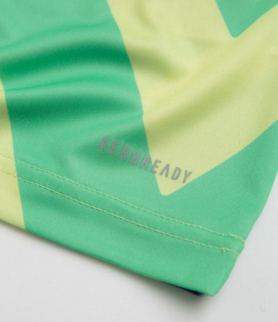 Adidas Brasil Criola Jersey in Pulse Yellow and Multicolor