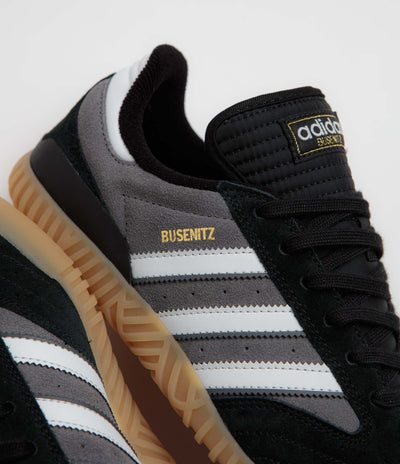 Adidas Busenitz Indoor Super Shoes - Core Black / Crystal White / Grey Four
