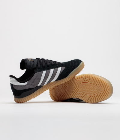 Adidas Busenitz Indoor Super Shoes - Core Black / Crystal White / Grey Four