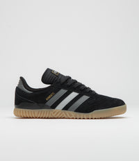 Adidas Busenitz Indoor Super Shoes in Core Black and Grey Four / Grey Two