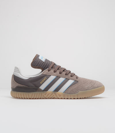 Adidas Busenitz Indoor Super Shoes - Earth Strata / Crystal White / Charcoal