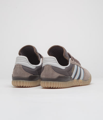 Adidas Busenitz Indoor Super Shoes - Earth Strata / Crystal White / Charcoal