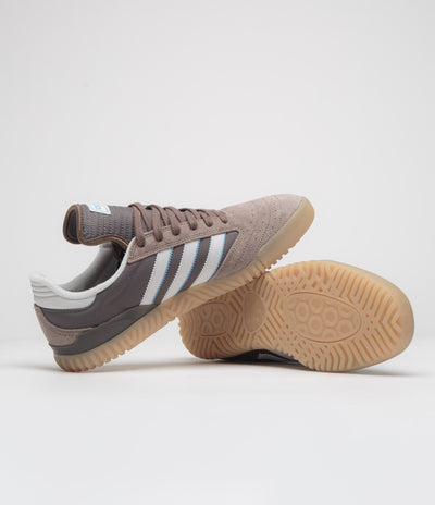 Adidas Busenitz Indoor Super Shoes - Earth Strata / Crystal White / Charcoal