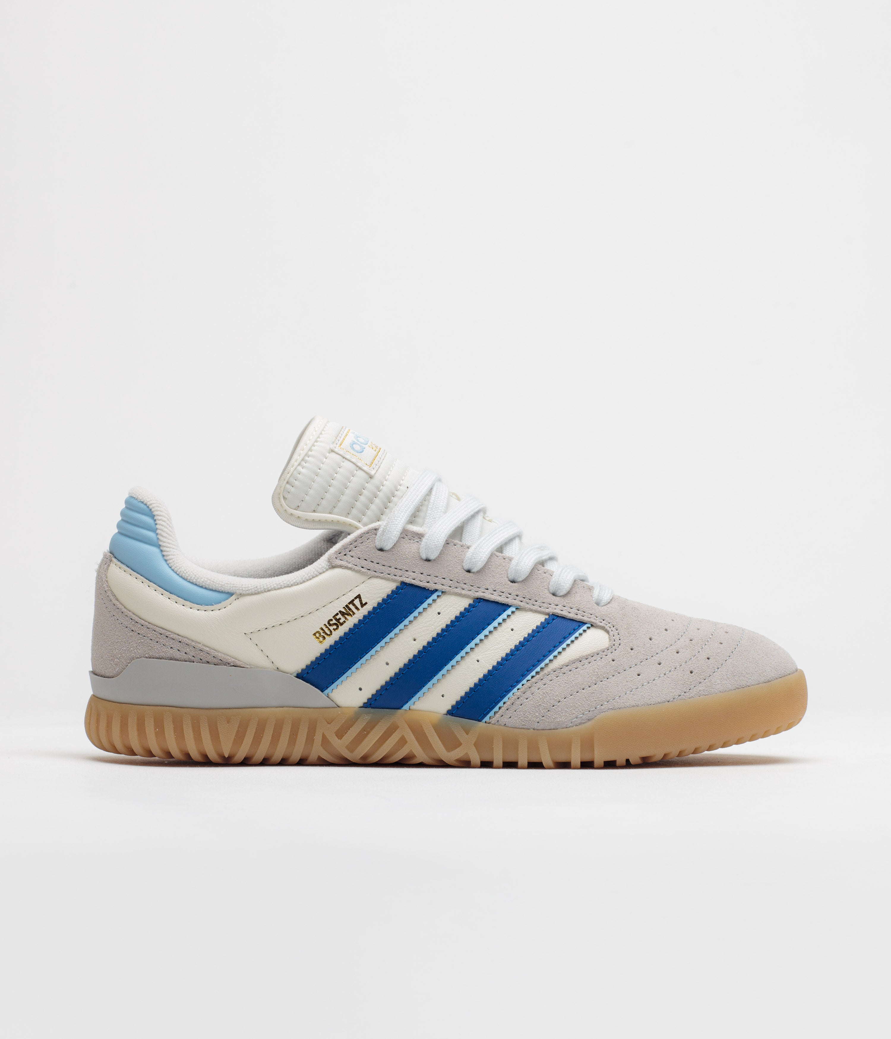 Adidas Busenitz Indoor Super Shoes - Grey Two / Team Royal Blue / Clear Sky