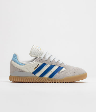 Adidas Busenitz Indoor Super Shoes - Grey Two / Team Royal Blue / Clear Sky