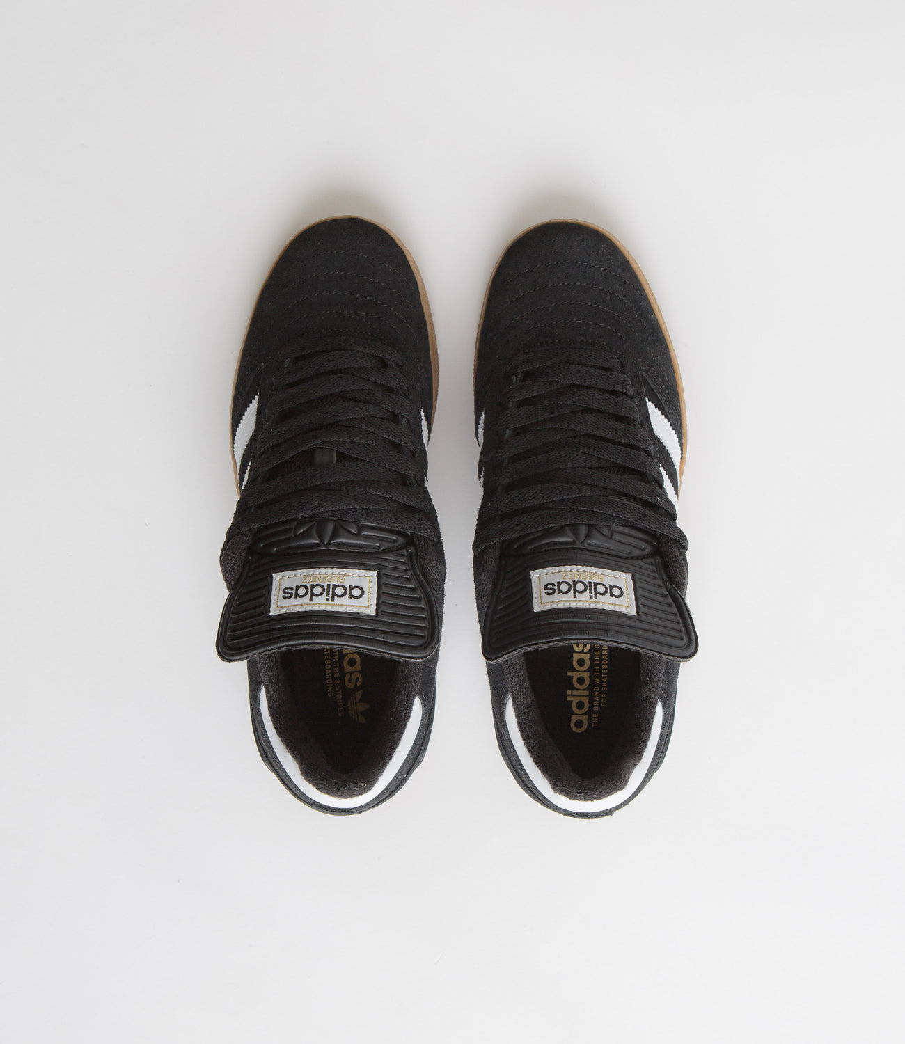 Adidas Busenitz Shoes - Black / Running White / Metallic Gold | Flatspot Adidas Busenitz Shoes - Black / Running White / Metallic Gold | Flatspot