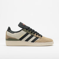 Adidas Busenitz Shoes in Cardboard and Core Black / Olive Strata thumbnail