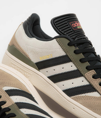 Adidas Busenitz Shoes in Cardboard and Core Black / Olive Strata